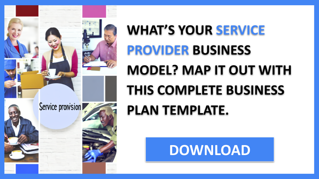 Business Plan Example for Service Provider - Service Provider Business Model Canvas- CTA1