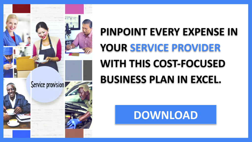 Business Plan Example for Service Provider - Service Provider Costs- CTA2