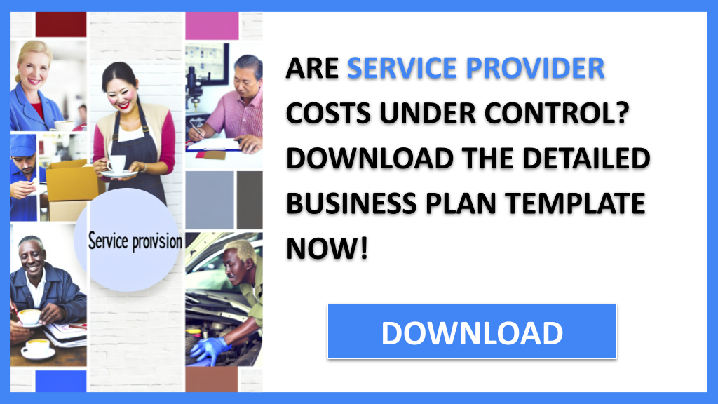 Business Plan Example for Service Provider - Service Provider Costs- CTA1