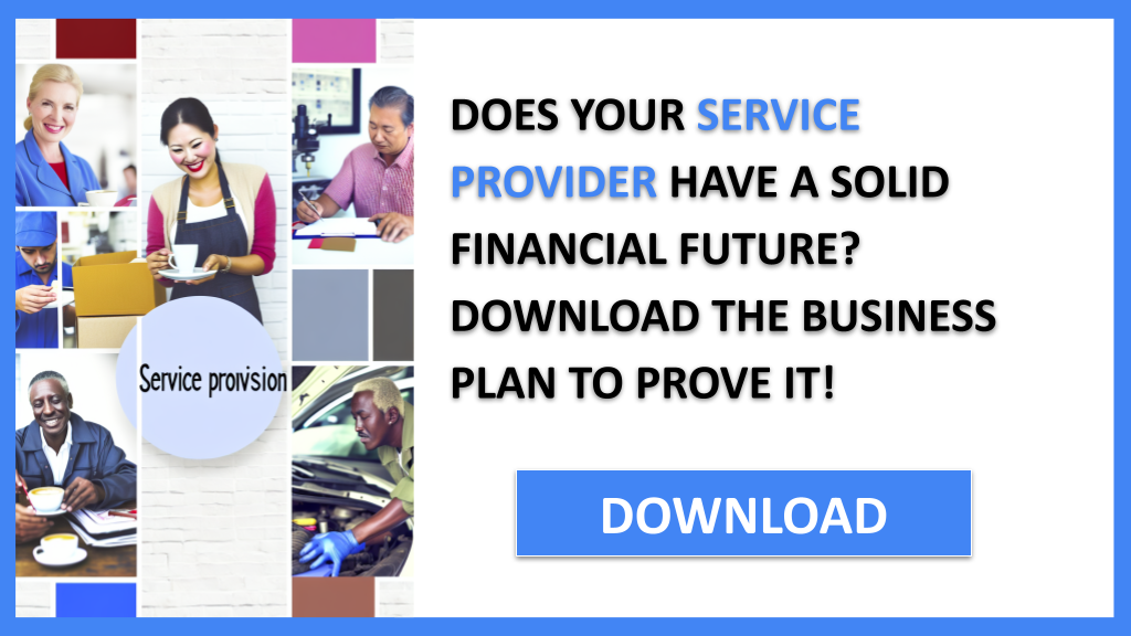 Business Plan Example for Service Provider - Service Provider Financial Plan- CTA1