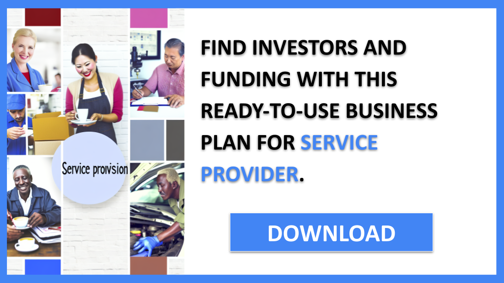Business Plan Example for Service Provider - Service Provider Funding Options- CTA3