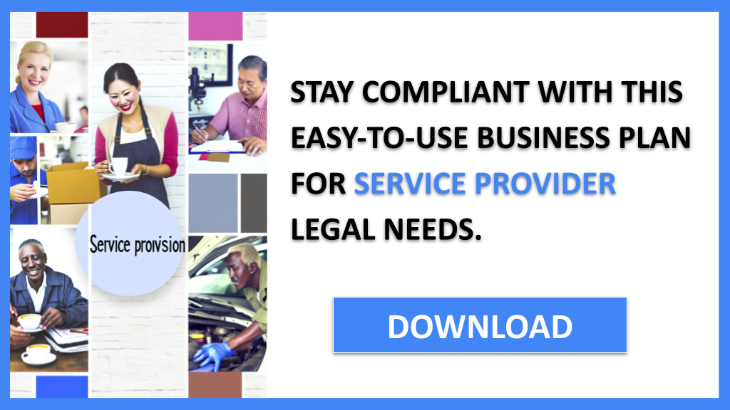 Business Plan Example for Service Provider - Service Provider Legal Considerations- CTA3
