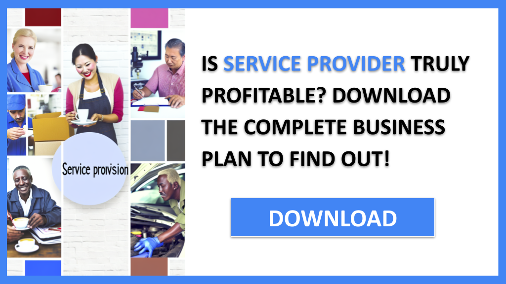 Business Plan Example for Service Provider - Service Provider Profitability- CTA1