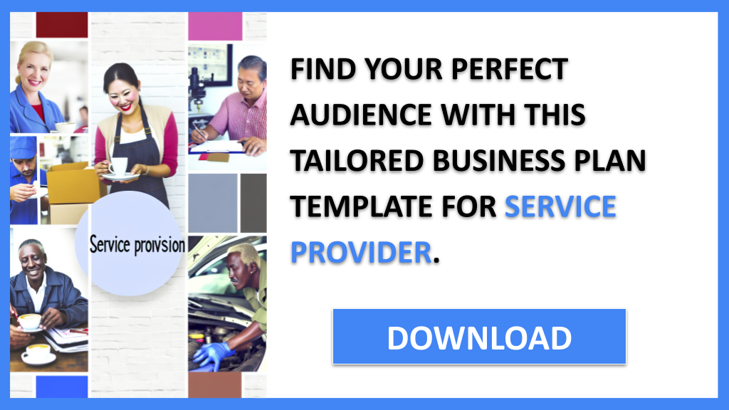 Business Plan Example for Service Provider - Service Provider Customer Segments- CTA2