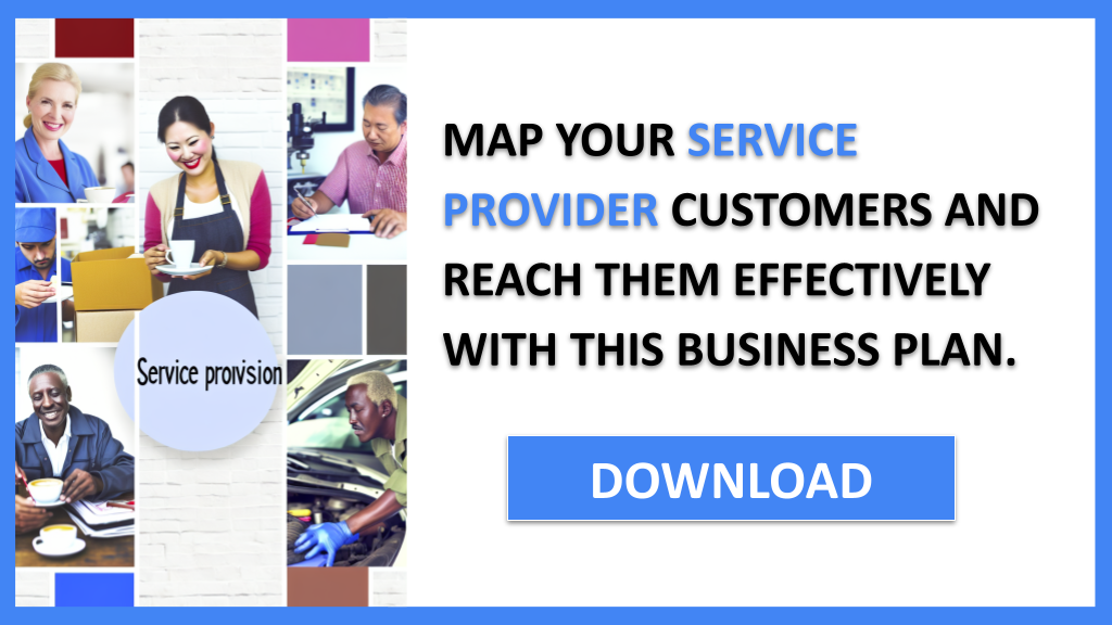 Business Plan Example for Service Provider - Service Provider Customer Segments- CTA3