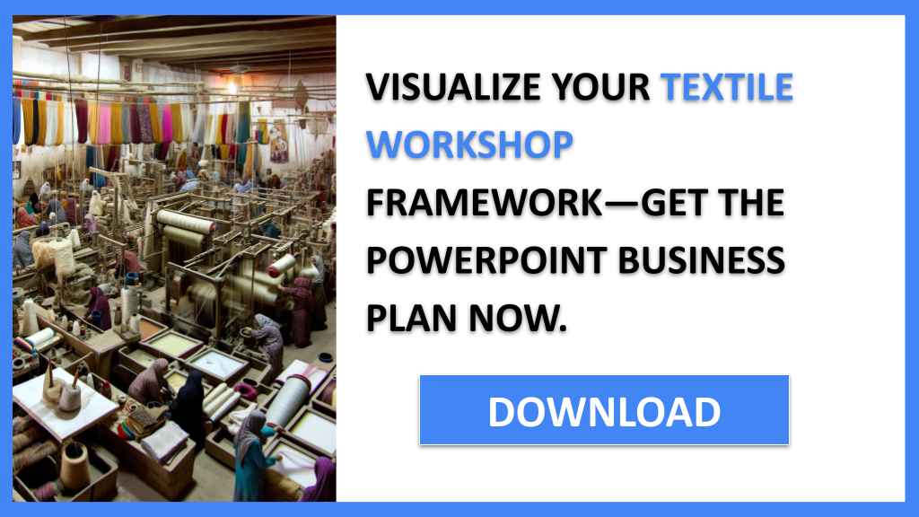 Business Plan Example for Textile Workshop - Textile Workshop Business Model Canvas- CTA3