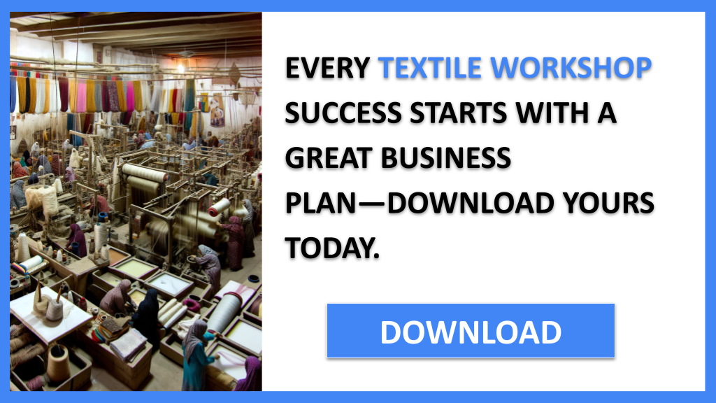 Business Plan Example for Textile Workshop - Textile Workshop Business Plan- CTA1