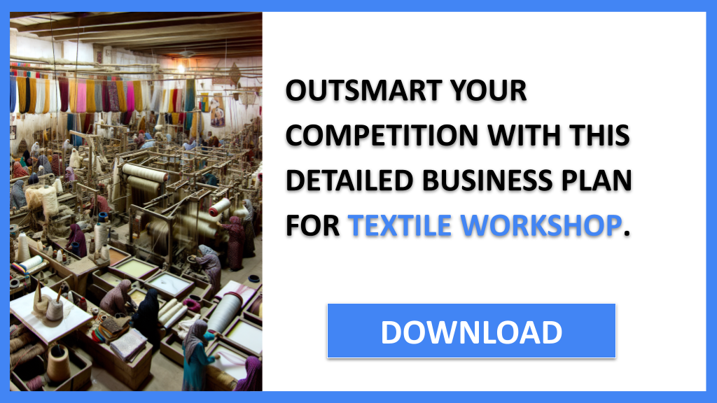 Business Plan Example for Textile Workshop - Textile Workshop Competition Study- CTA3