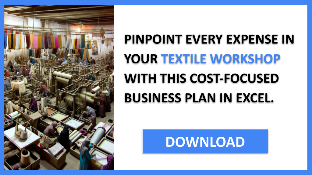 Business Plan Example for Textile Workshop - Textile Workshop Costs- CTA2