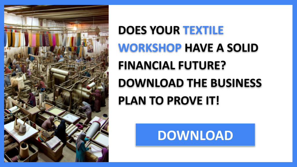 Business Plan Example for Textile Workshop - Textile Workshop Financial Plan- CTA1