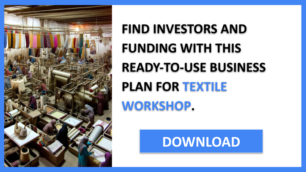 Business Plan Example for Textile Workshop - Textile Workshop Funding Options- CTA3