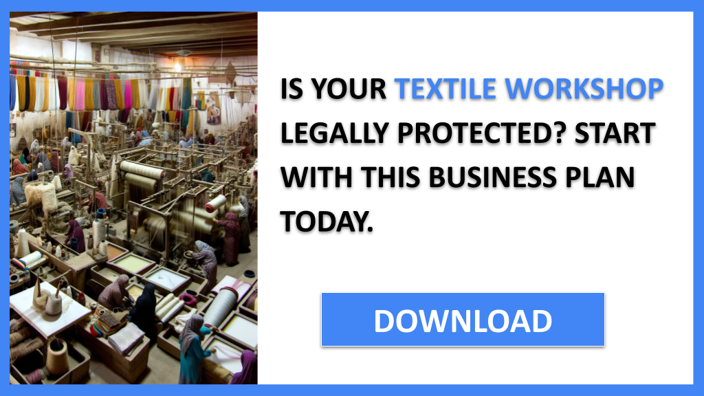 Business Plan Example for Textile Workshop - Textile Workshop Legal Considerations- CTA1
