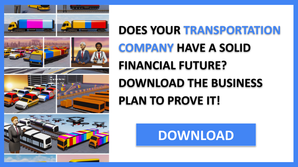 Business Plan Example for Transportation Company - Transportation Company Financial Plan- CTA1