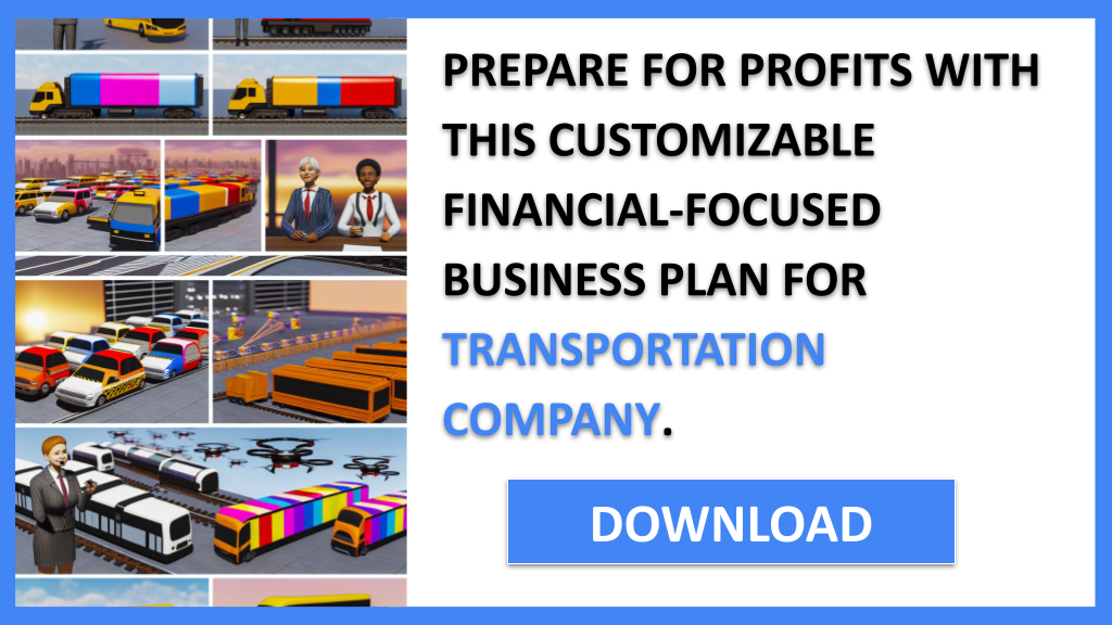 Business Plan Example for Transportation Company - Transportation Company Financial Plan- CTA3