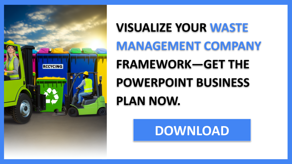 Business Plan Example for Waste Management Company - Waste Management Company Business Model Canvas- CTA3