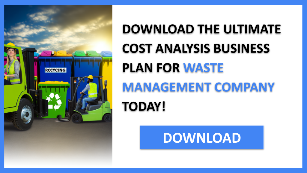Business Plan Example for Waste Management Company - Waste Management Company Costs- CTA3
