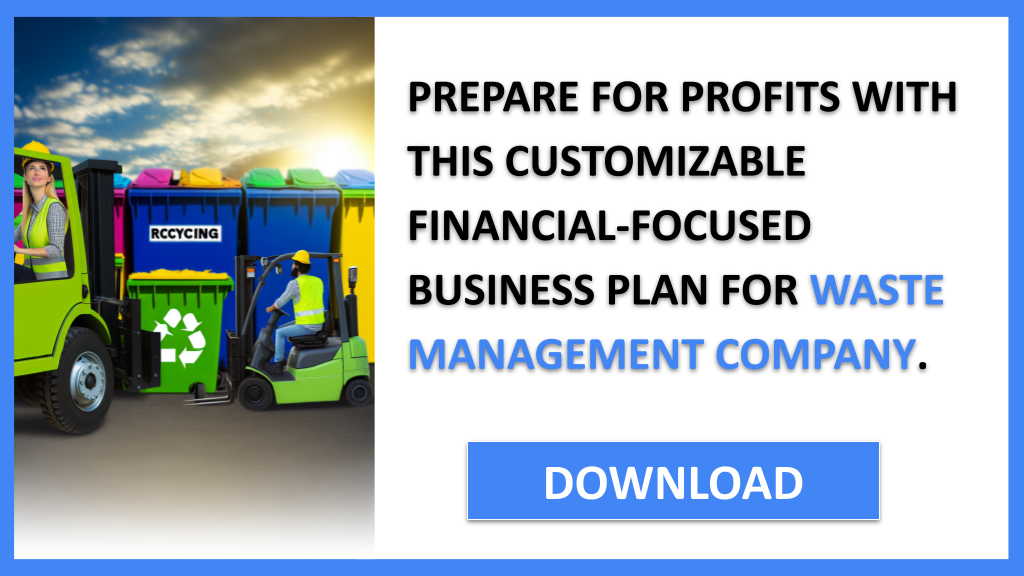 Business Plan Example for Waste Management Company - Waste Management Company Financial Plan- CTA3