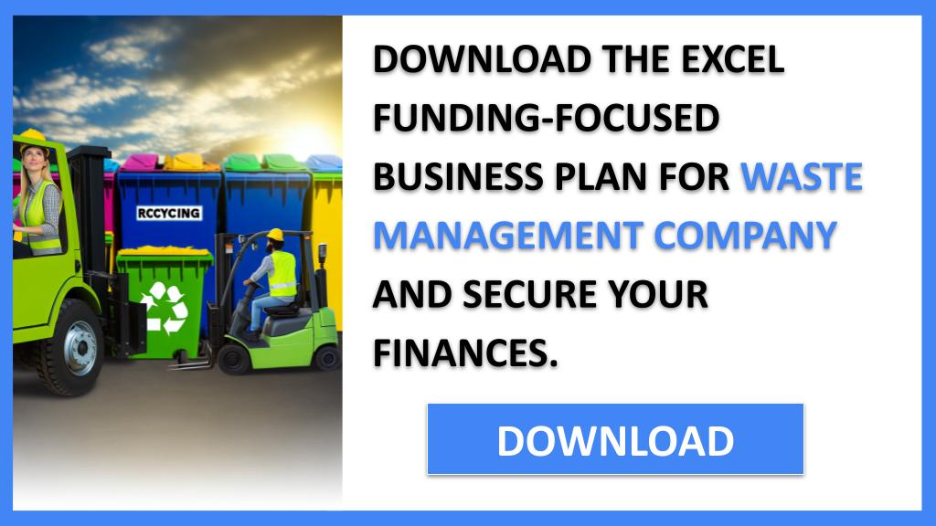 Business Plan Example for Waste Management Company - Waste Management Company Funding Options- CTA2