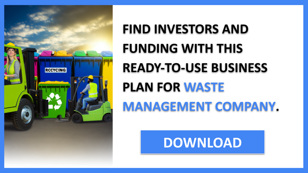 Business Plan Example for Waste Management Company - Waste Management Company Funding Options- CTA3