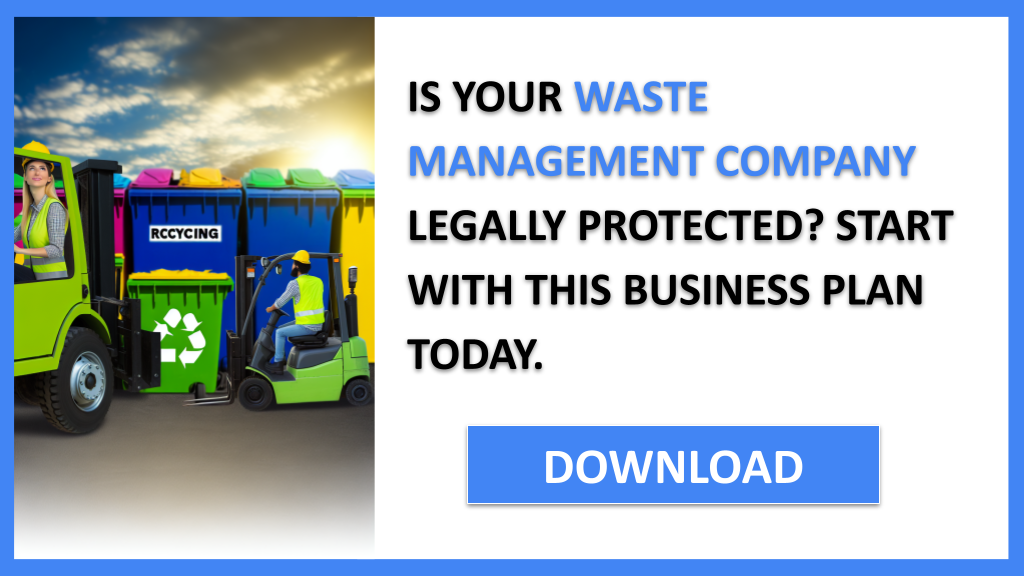 Business Plan Example for Waste Management Company - Waste Management Company Legal Considerations- CTA1