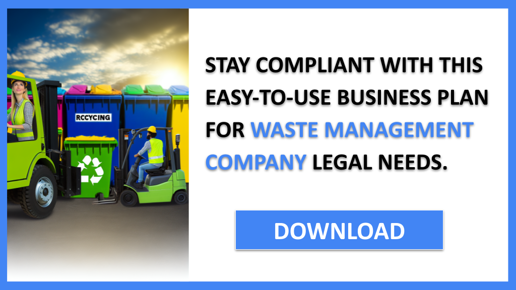 Business Plan Example for Waste Management Company - Waste Management Company Legal Considerations- CTA3