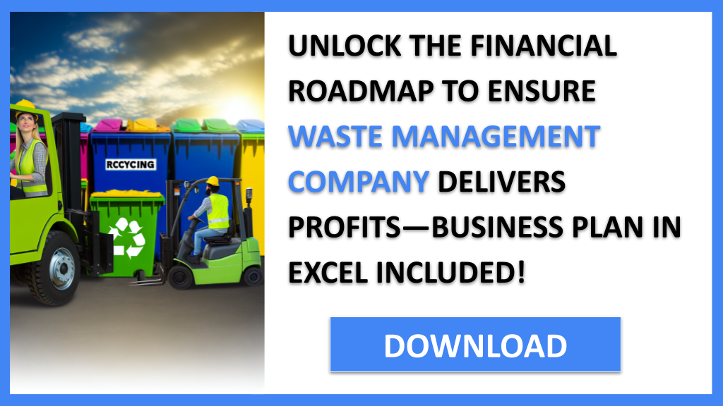 Business Plan Example for Waste Management Company - Waste Management Company Profitability- CTA2