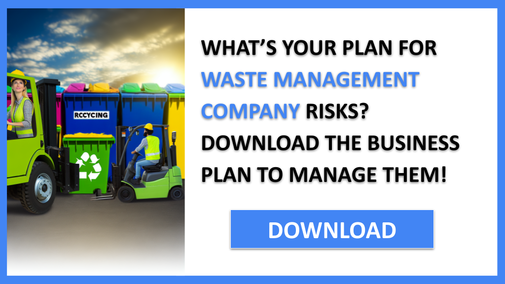 Business Plan Example for Waste Management Company - Waste Management Company Risk Management- CTA1