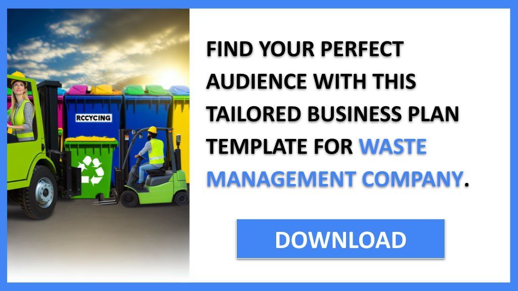 Business Plan Example for Waste Management Company - Waste Management Company Customer Segments- CTA2