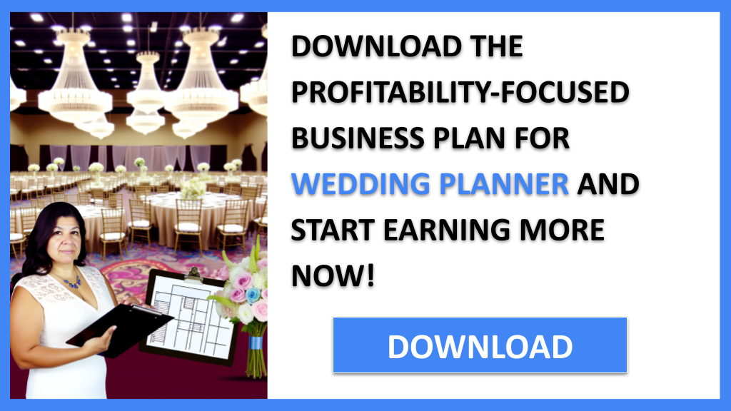 Business Plan Example for Wedding Planner - Wedding Planner Profitability- CTA3