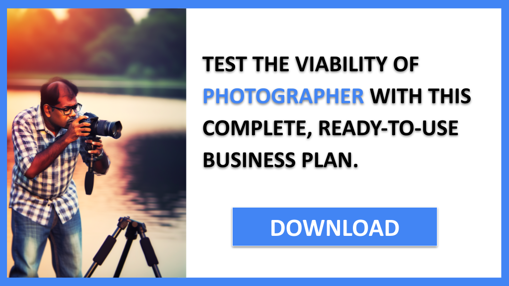 Business Plan Example for Photographer - Photographer Feasibility Study- CTA3