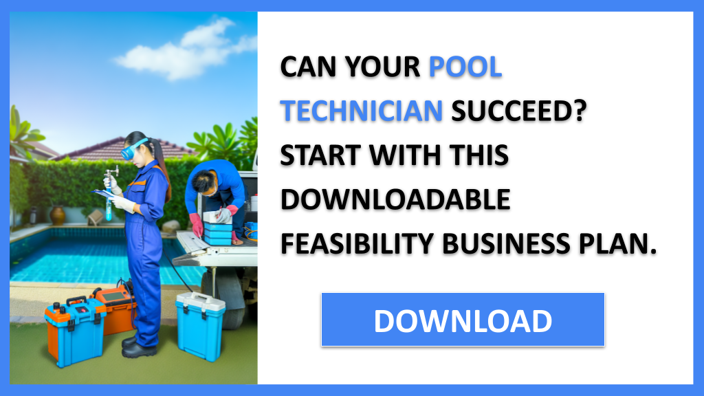 Business Plan Example for Pool Technician - Pool Technician Feasibility Study- CTA1