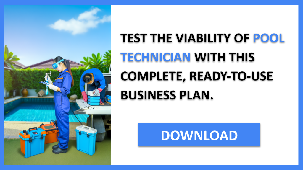 Business Plan Example for Pool Technician - Pool Technician Feasibility Study- CTA3