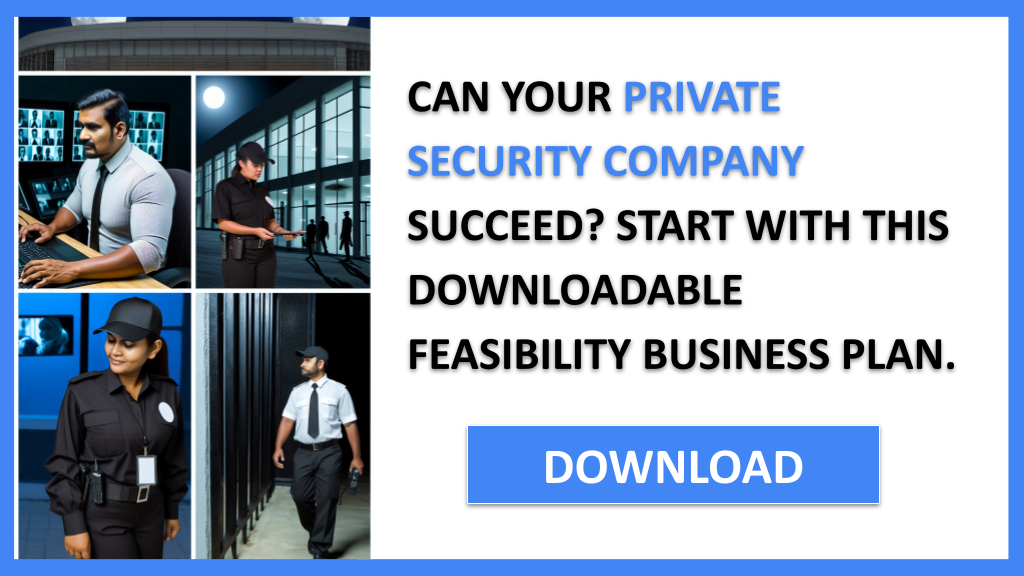 Business Plan Example for Private Security Company - Private Security Company Feasibility Study- CTA1