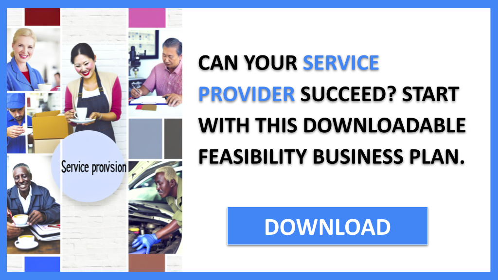 Business Plan Example for Service Provider - Service Provider Feasibility Study- CTA1