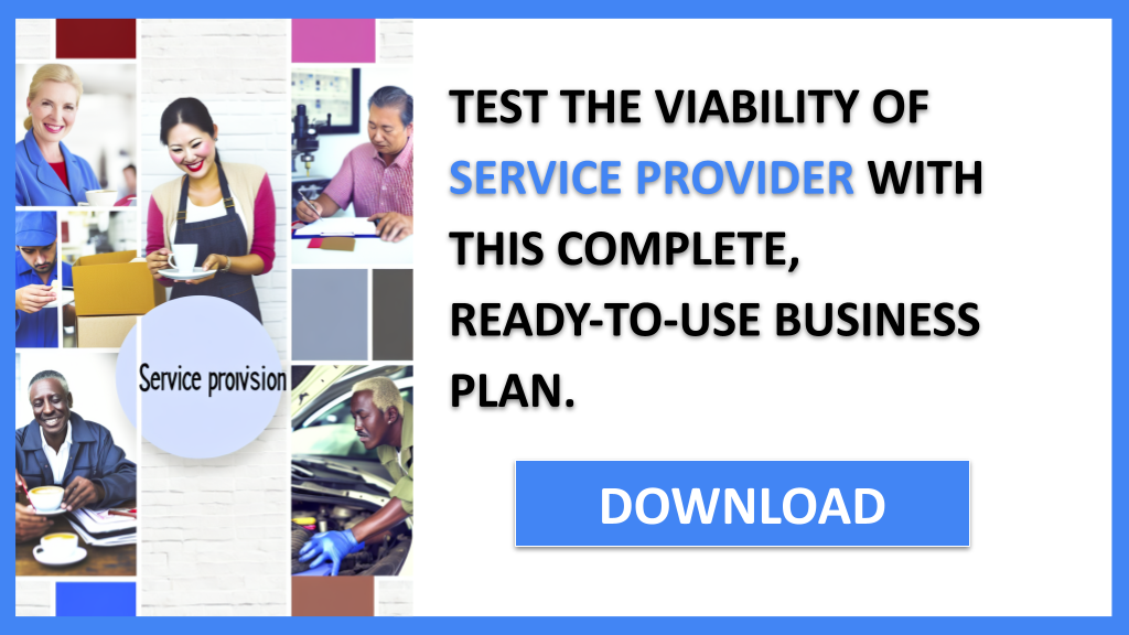 Business Plan Example for Service Provider - Service Provider Feasibility Study- CTA3