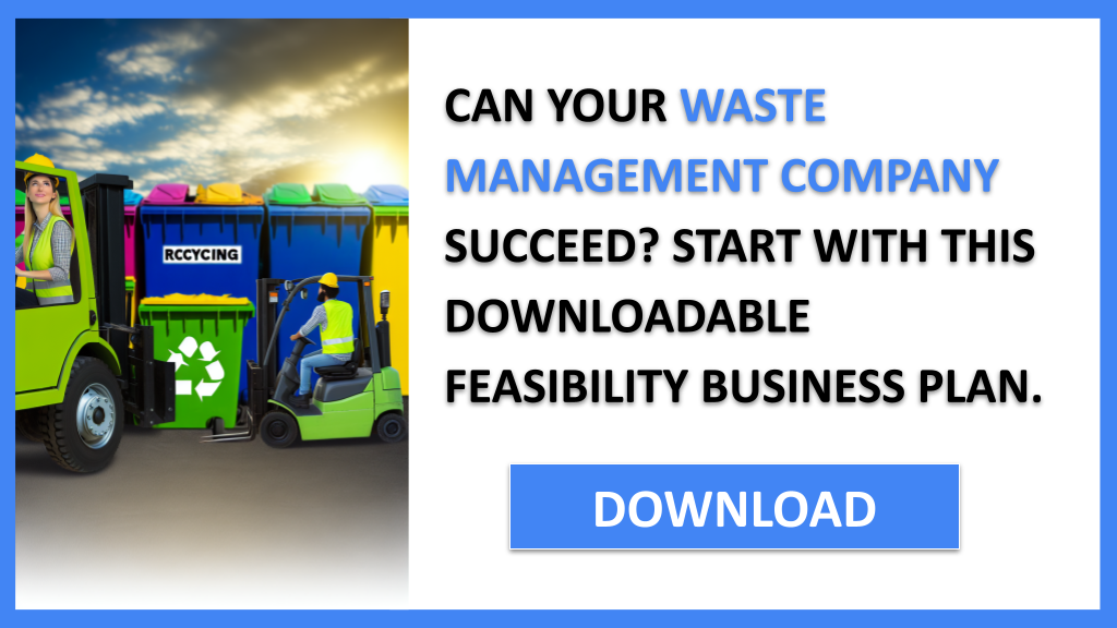 Business Plan Example for Waste Management Company - Waste Management Company Feasibility Study- CTA1
