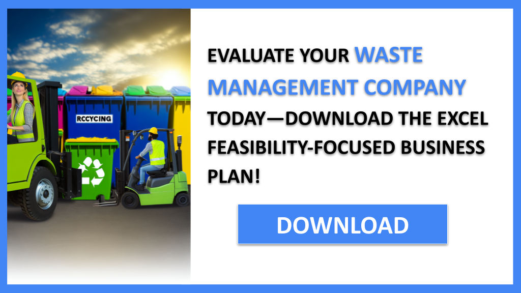 Business Plan Example for Waste Management Company - Waste Management Company Feasibility Study- CTA2