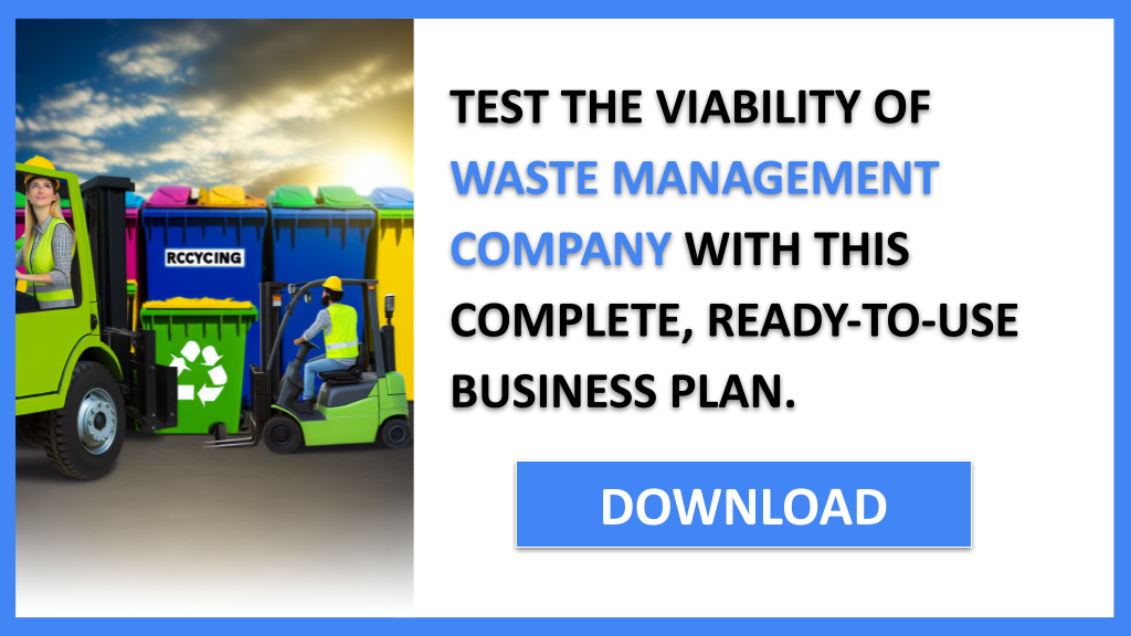 Business Plan Example for Waste Management Company - Waste Management Company Feasibility Study- CTA3