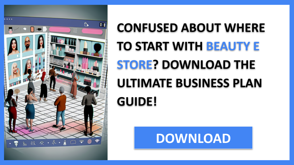 Business Plan Example for Beauty E Store - Beauty E Store Complete Guide- CTA1