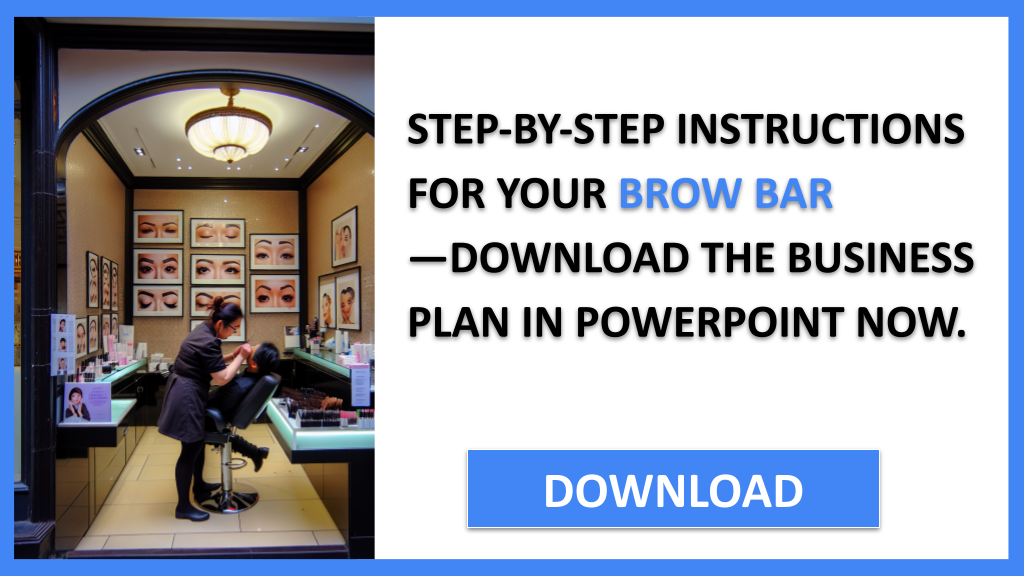 Business Plan Example for Brow Bar - Brow Bar Complete Guide- CTA2
