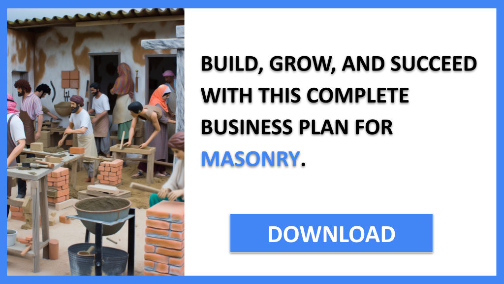 Business Plan Example for Masonry - Masonry Complete Guide- CTA3