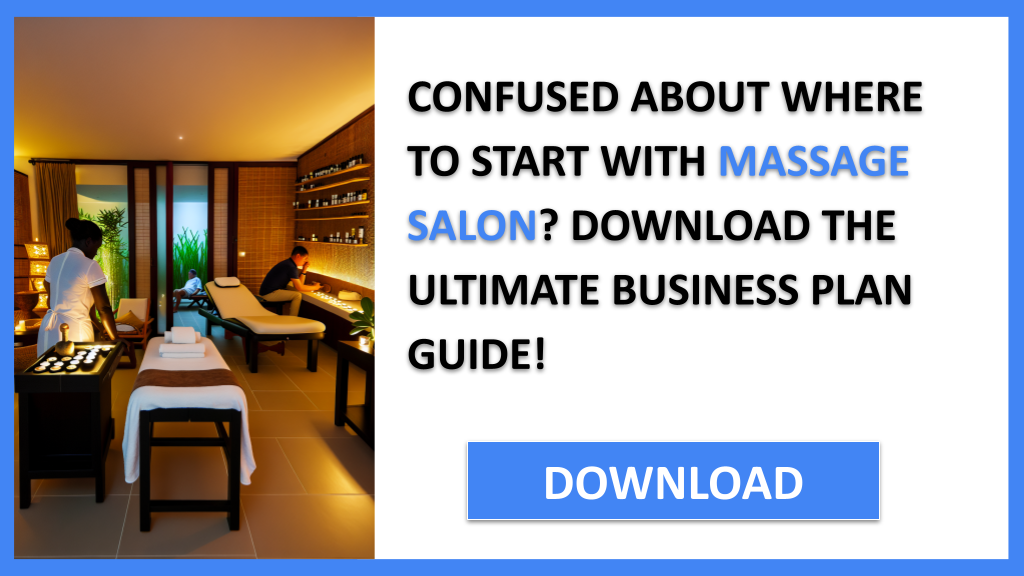 Business Plan Example for Massage Salon - Massage Salon Complete Guide- CTA1