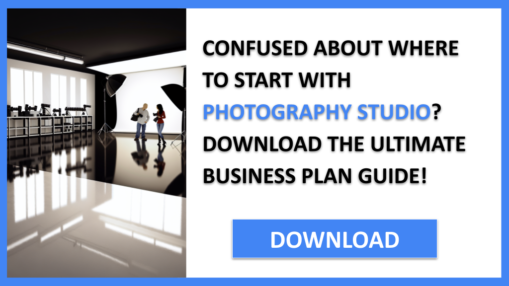 Business Plan Example for Photography Studio - Photography Studio Complete Guide- CTA1