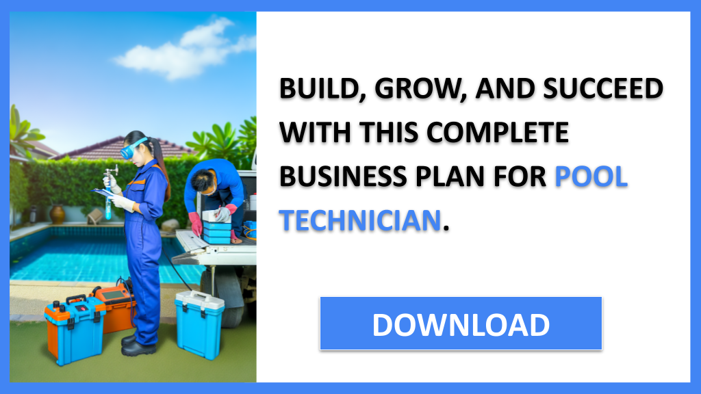 Business Plan Example for Pool Technician - Pool Technician Complete Guide- CTA3