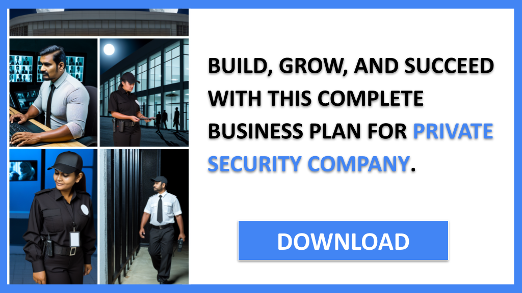 Business Plan Example for Private Security Company - Private Security Company Complete Guide- CTA3