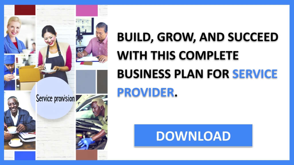 Business Plan Example for Service Provider - Service Provider Complete Guide- CTA3
