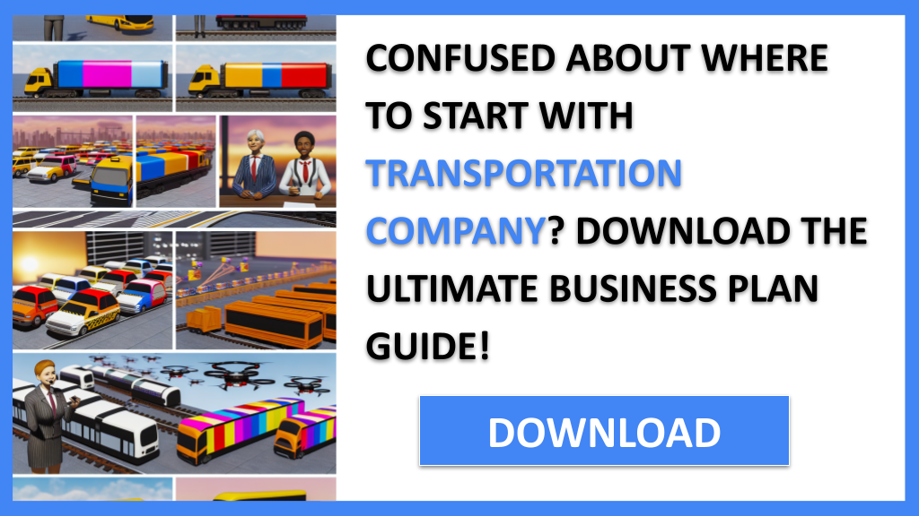 Business Plan Example for Transportation Company - Transportation Company Complete Guide- CTA1