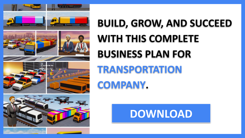 Business Plan Example for Transportation Company - Transportation Company Complete Guide- CTA3