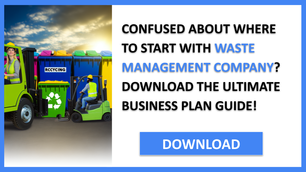 Business Plan Example for Waste Management Company - Waste Management Company Complete Guide- CTA1