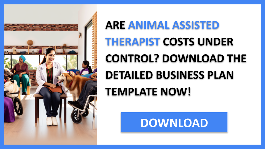 Business Plan Example for Animal Assisted Therapist - Animal Assisted Therapist Costs- CTA1